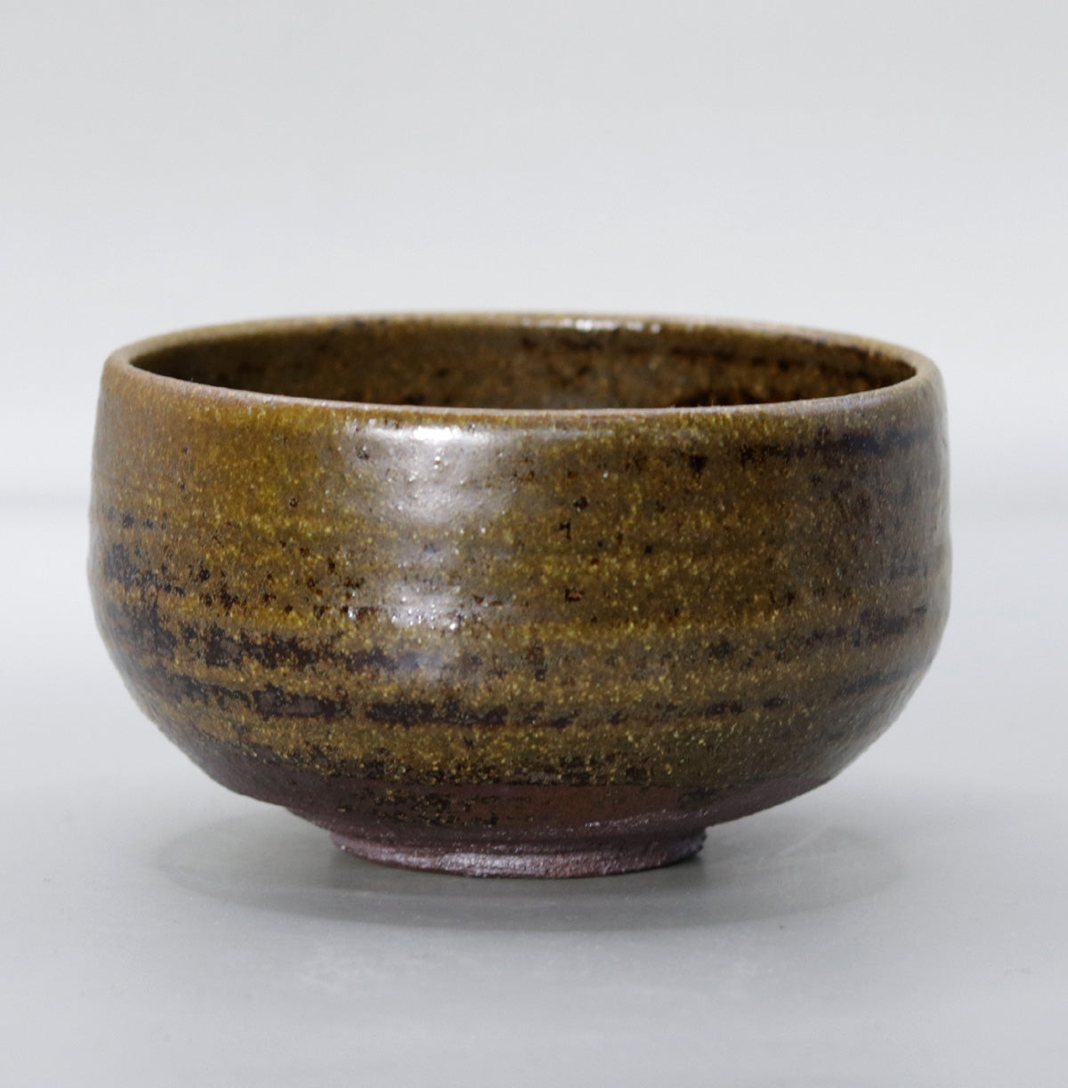 Yakushiji Temple East Pagoda Foundation Clay Ash Glazed Tea Bowl by Rakusai Bisai
