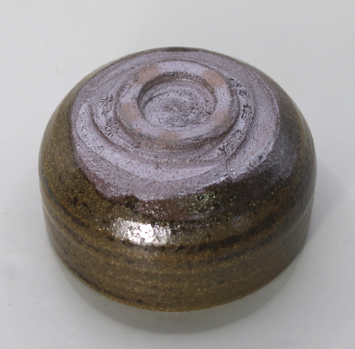 Yakushiji Temple East Pagoda Foundation Clay Ash Glazed Tea Bowl by Rakusai Bisai