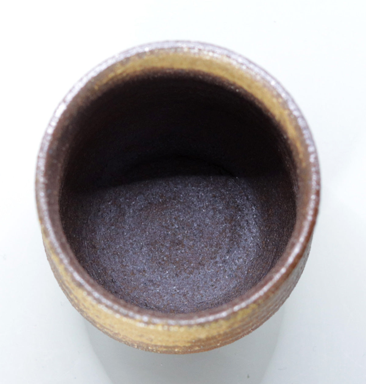 薬師寺東塔基壇土 焼締め湯呑 尾西楽斎