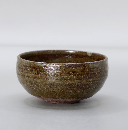 Yakushiji Temple East Pagoda Foundation Clay Iron Bowl Sake Cup By Rakusai Onishi