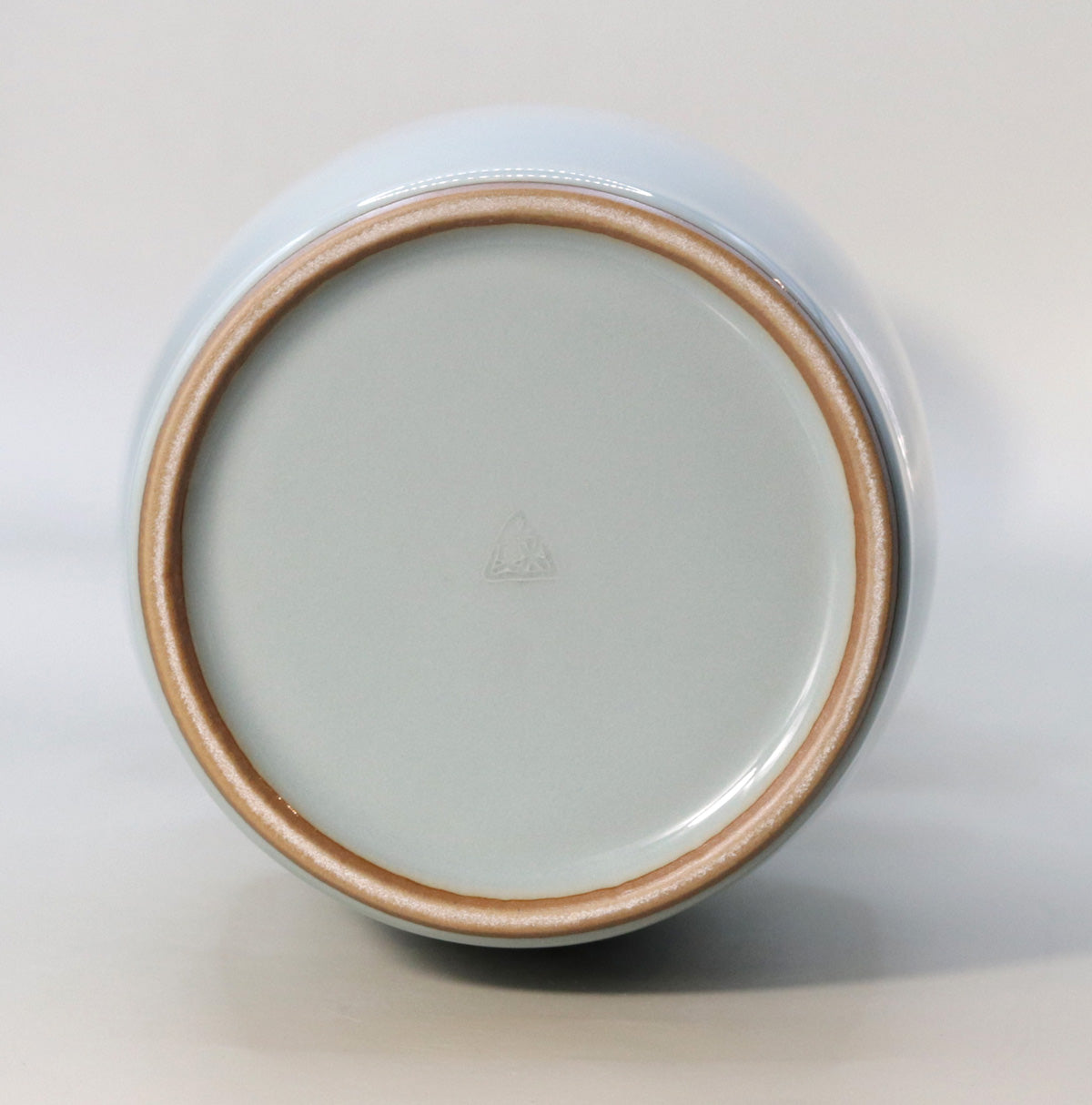 Blue porcelain phoenix eared flower vase Suwa Sozan
