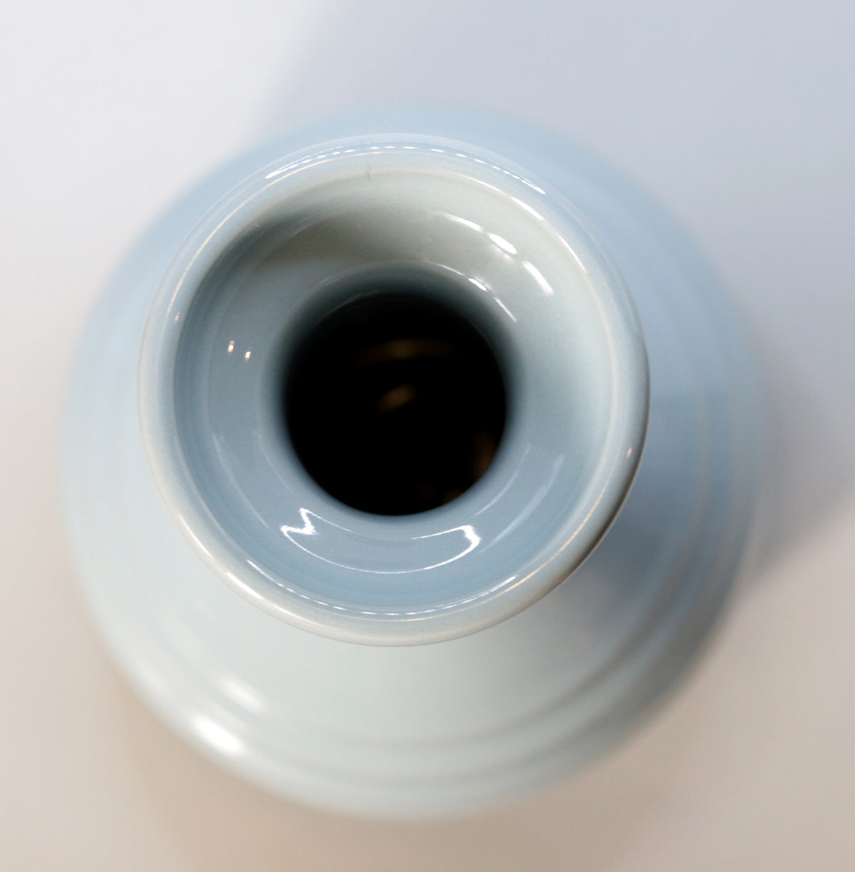 Blue bamboo shoot vase (large) Suwa Sozan