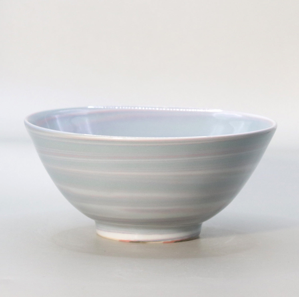 Nerikomi blue star birth tea bowl Suwa Sozan