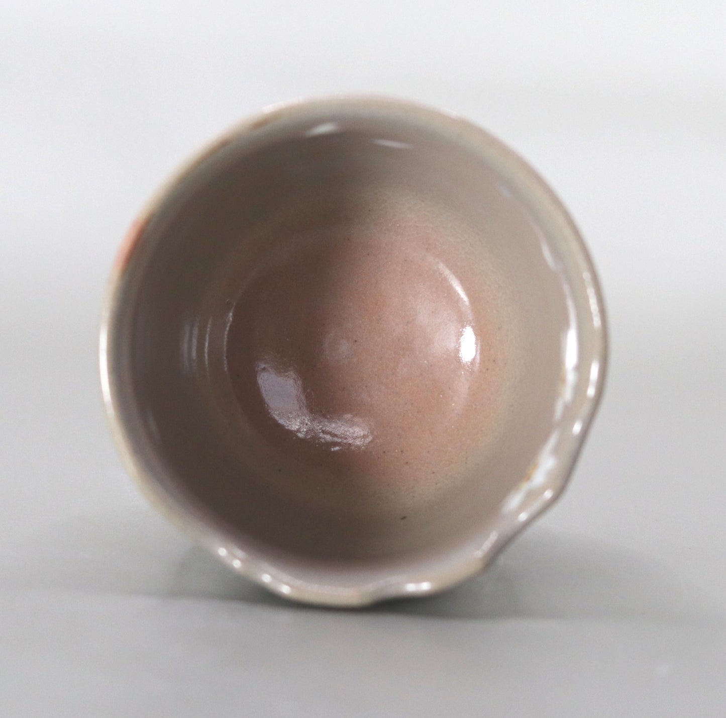 Kenzan's Cherry Blossom-Painted Sake Cup by Kosai Miyagawa