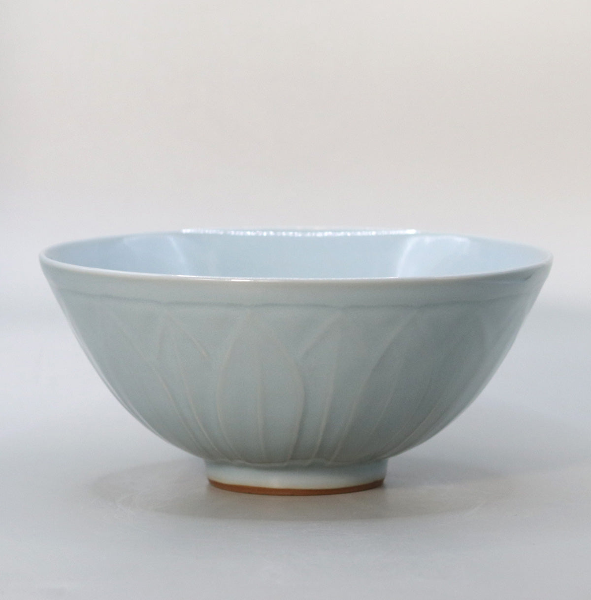 Celadon lotus tea bowl, Suwa Sozan