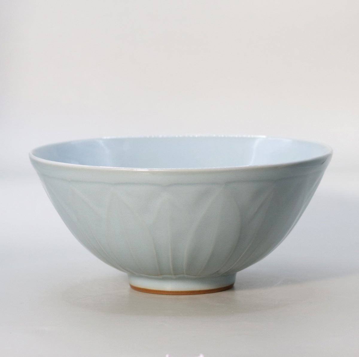 Celadon lotus tea bowl, Suwa Sozan