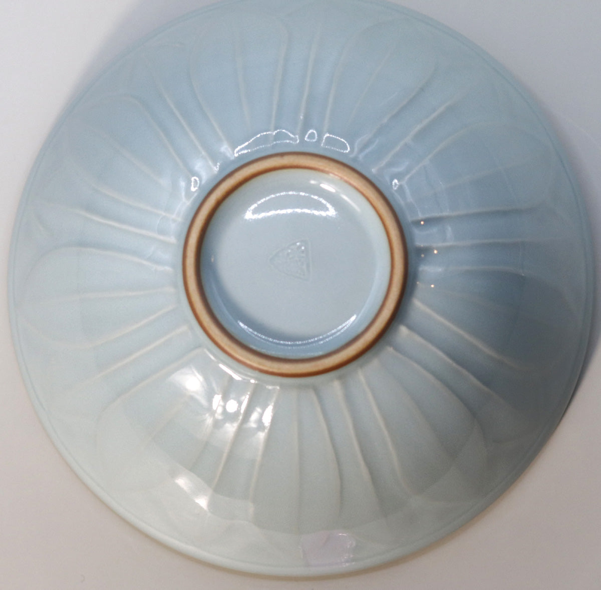 Celadon lotus tea bowl, Suwa Sozan