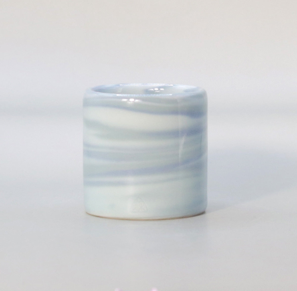 Celadon lid rest by Suwa Sozan