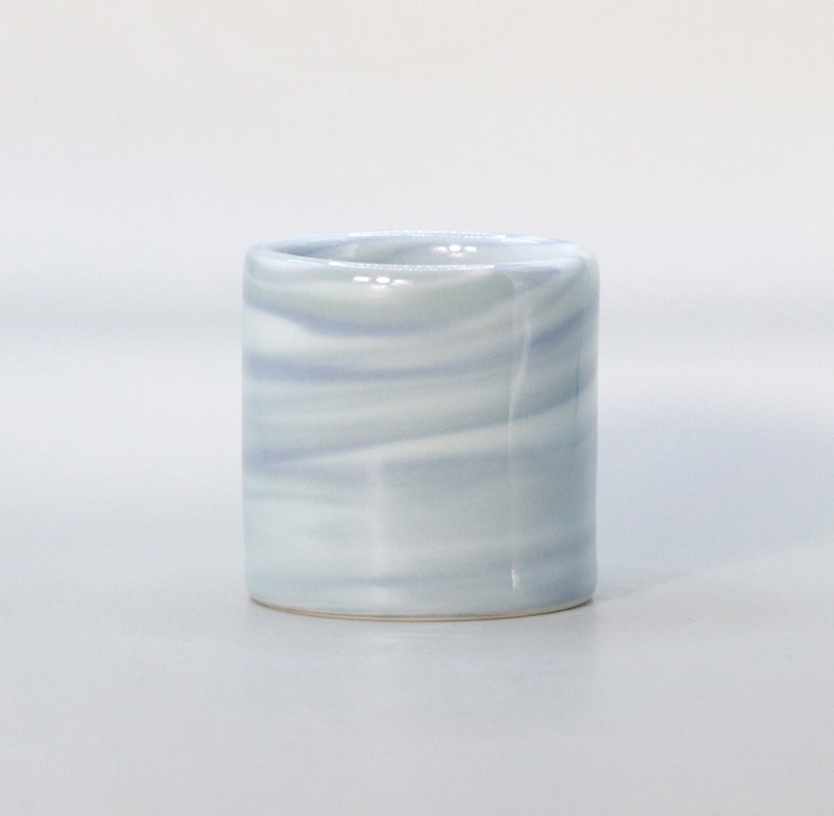 Celadon lid rest by Suwa Sozan