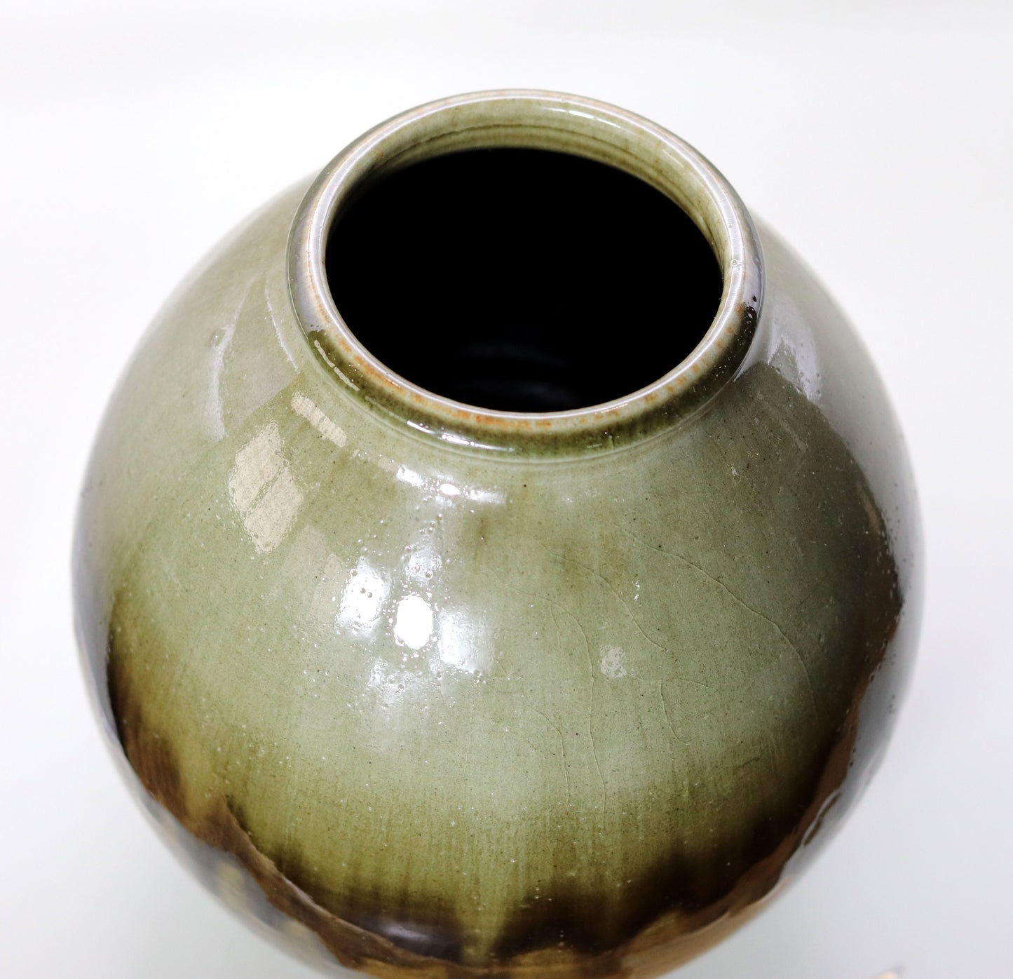 流釉花入 市野正大