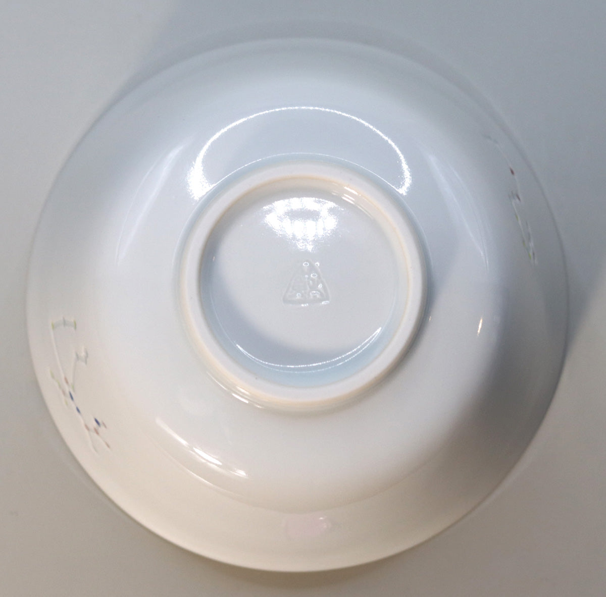 White Porcelain Firefly Constellation Tea Cup Scorpio Sagittarius Suwa Sozan