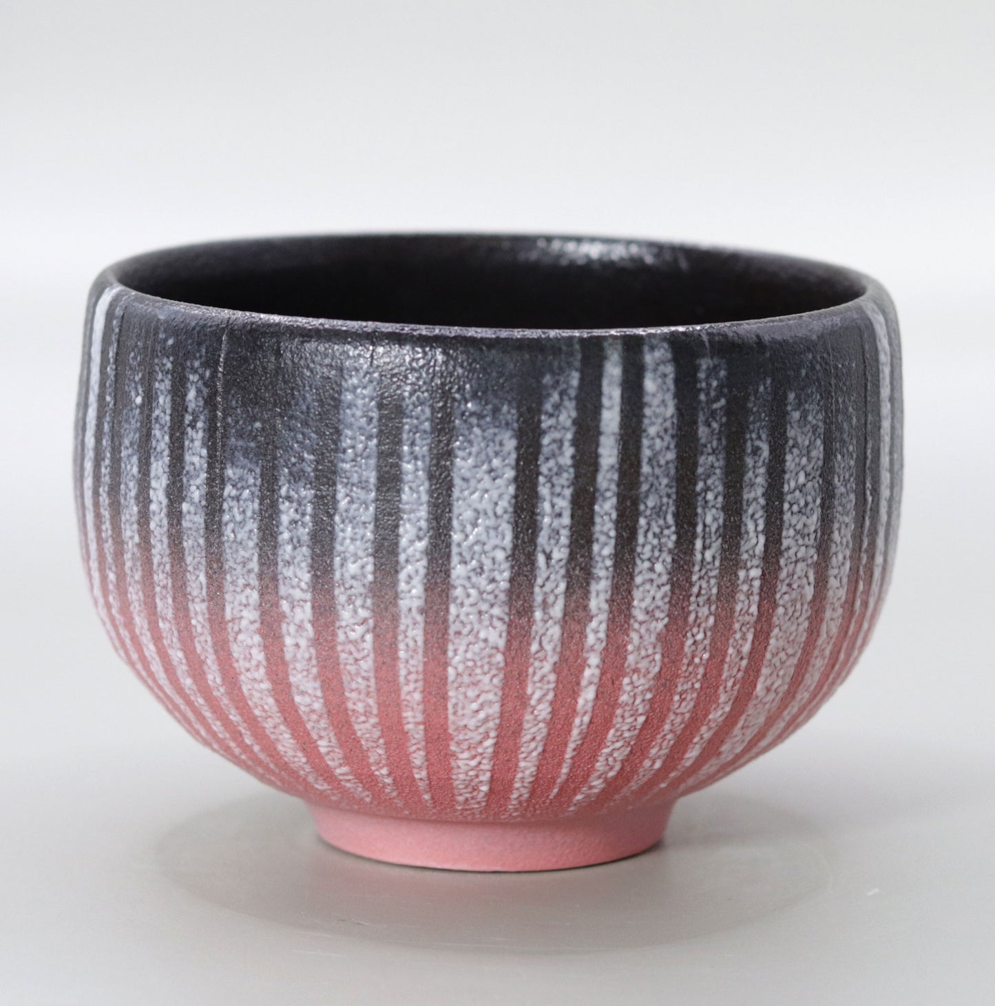 Glazed clay tea bowl by Yotaro Takemura