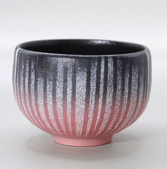釉泥彩茶盌 竹村陽太郎