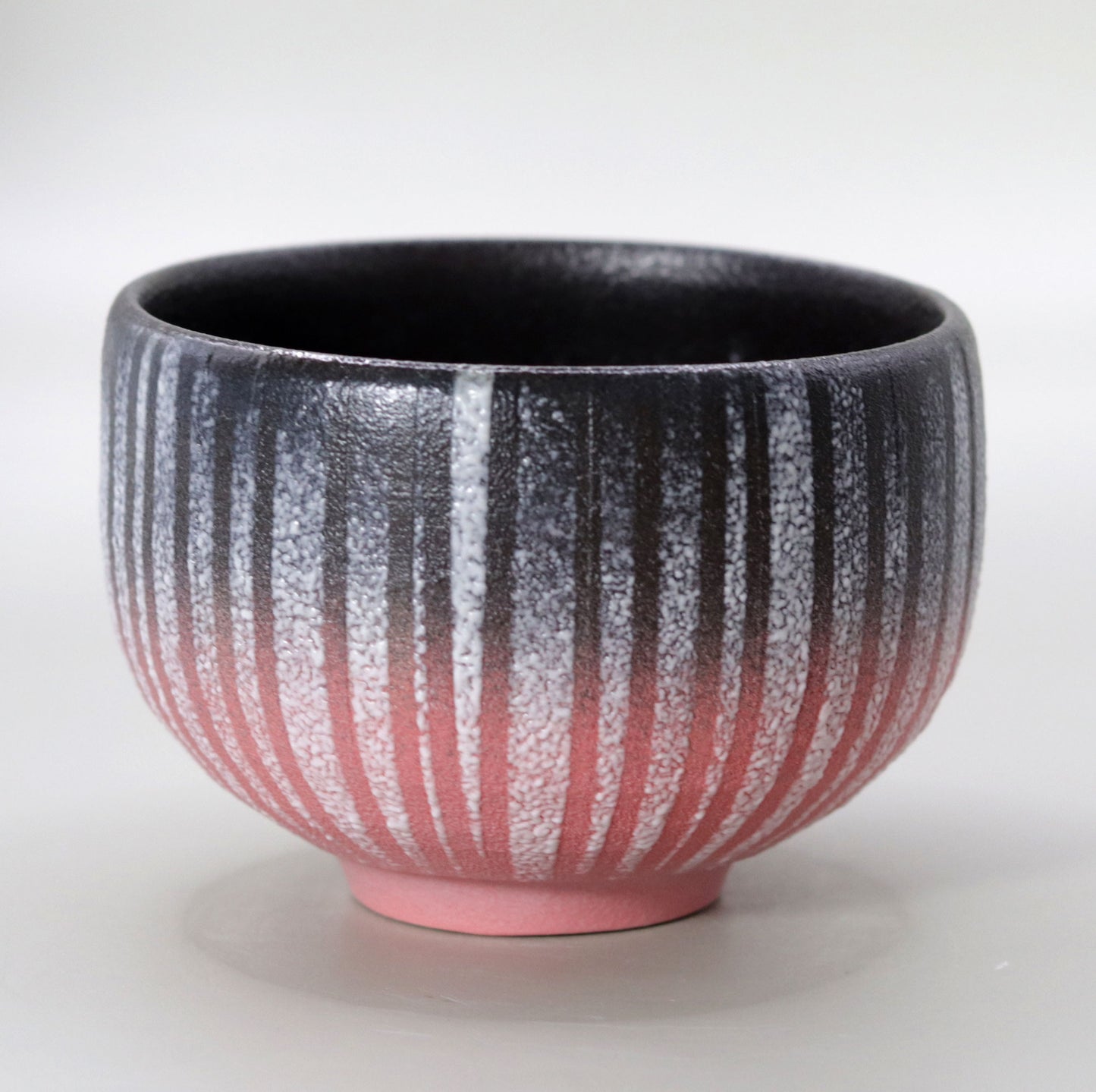 Glazed clay tea bowl by Yotaro Takemura