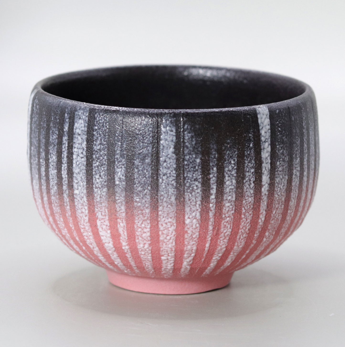 Glazed clay tea bowl by Yotaro Takemura