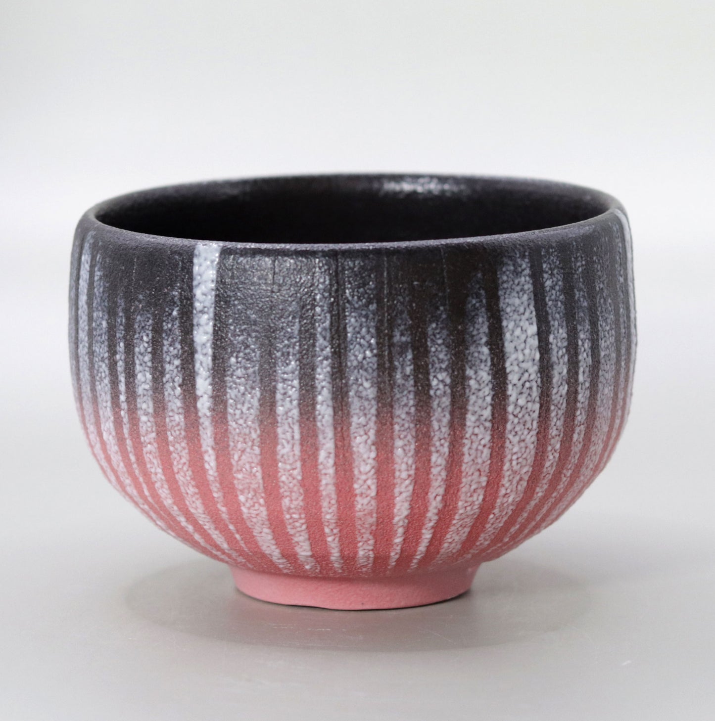 Glazed clay tea bowl by Yotaro Takemura