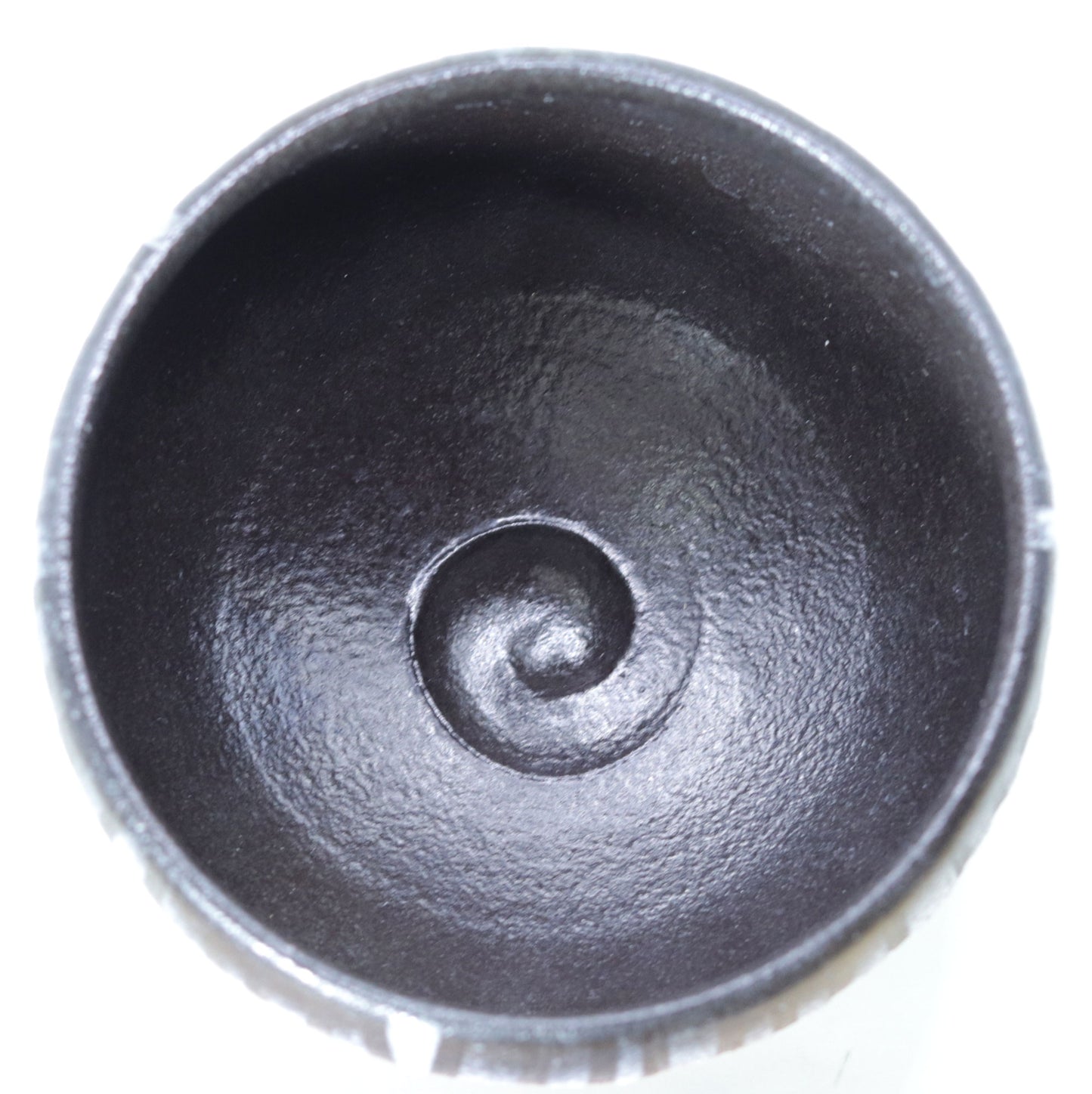 Glazed clay tea bowl by Yotaro Takemura