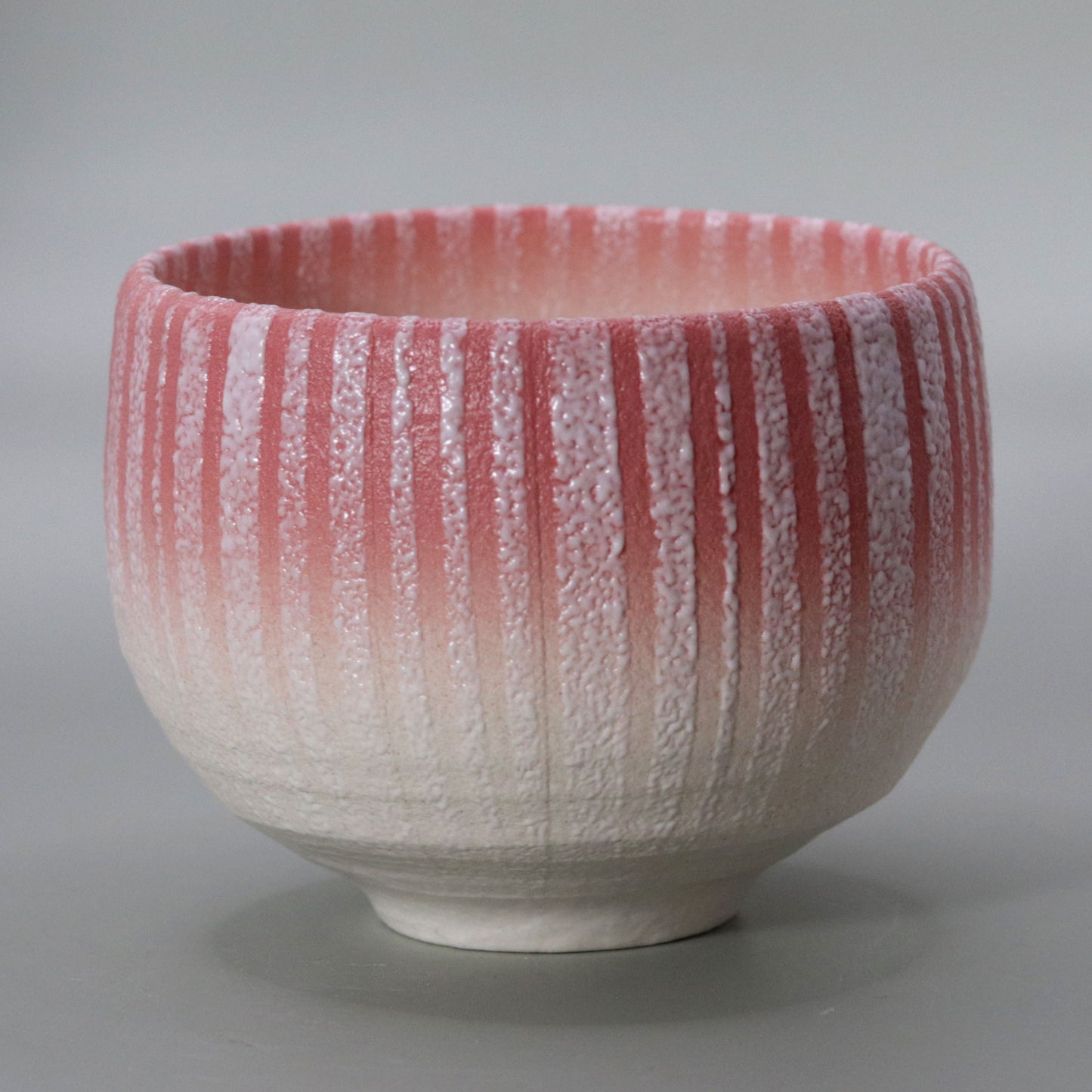 Glazed clay tea bowl by Yotaro Takemura