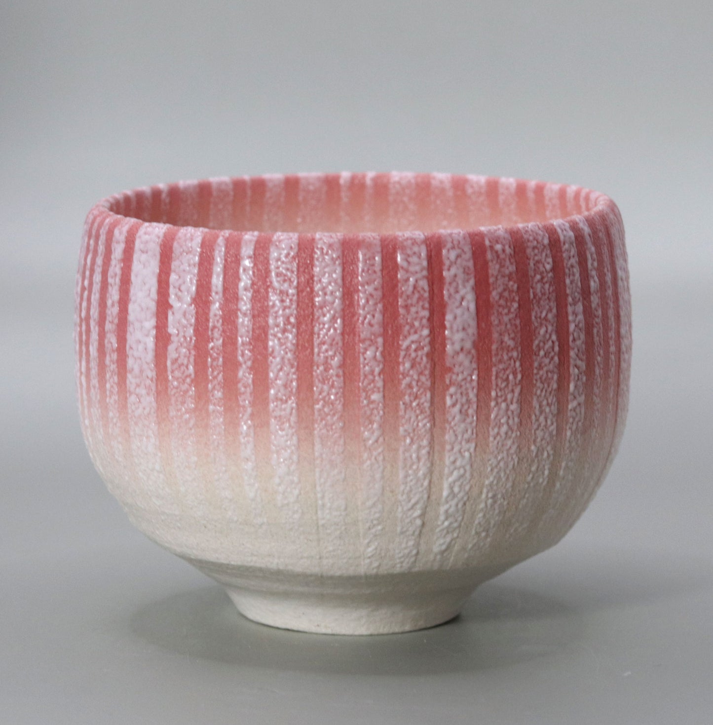 Glazed clay tea bowl by Yotaro Takemura