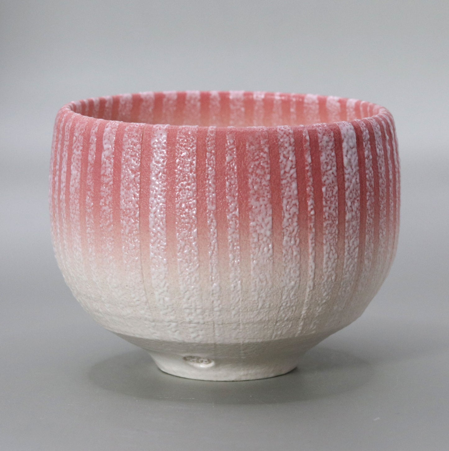 Glazed clay tea bowl by Yotaro Takemura