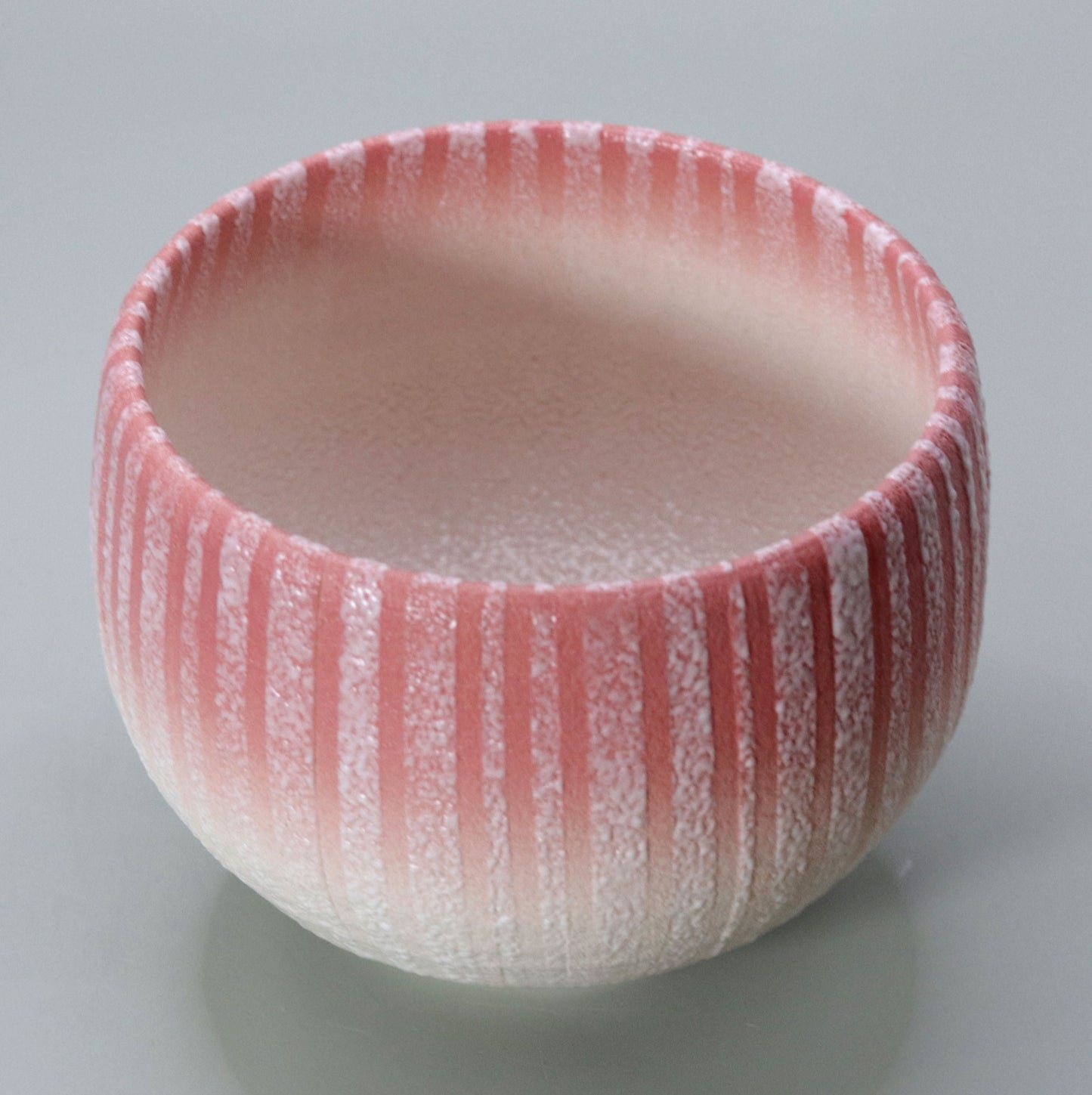 Glazed clay tea bowl by Yotaro Takemura