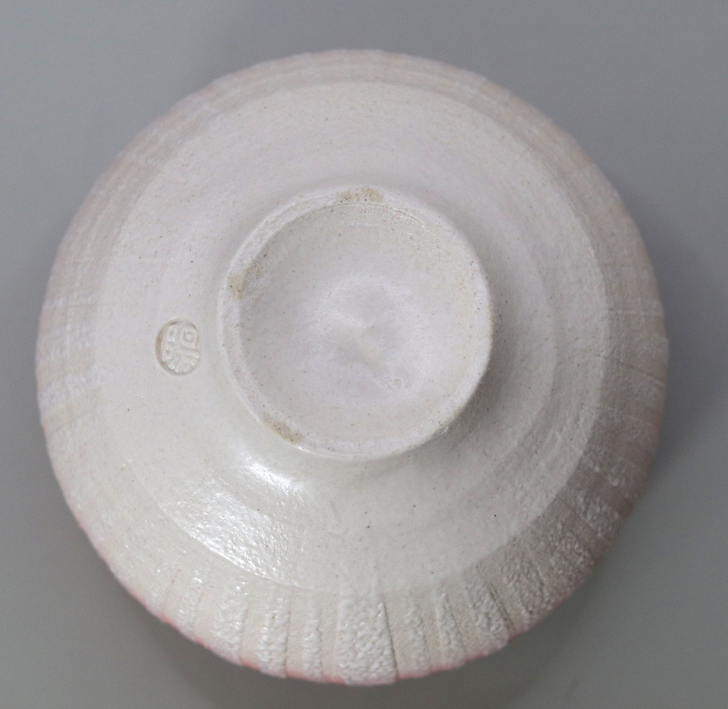 Glazed clay tea bowl by Yotaro Takemura