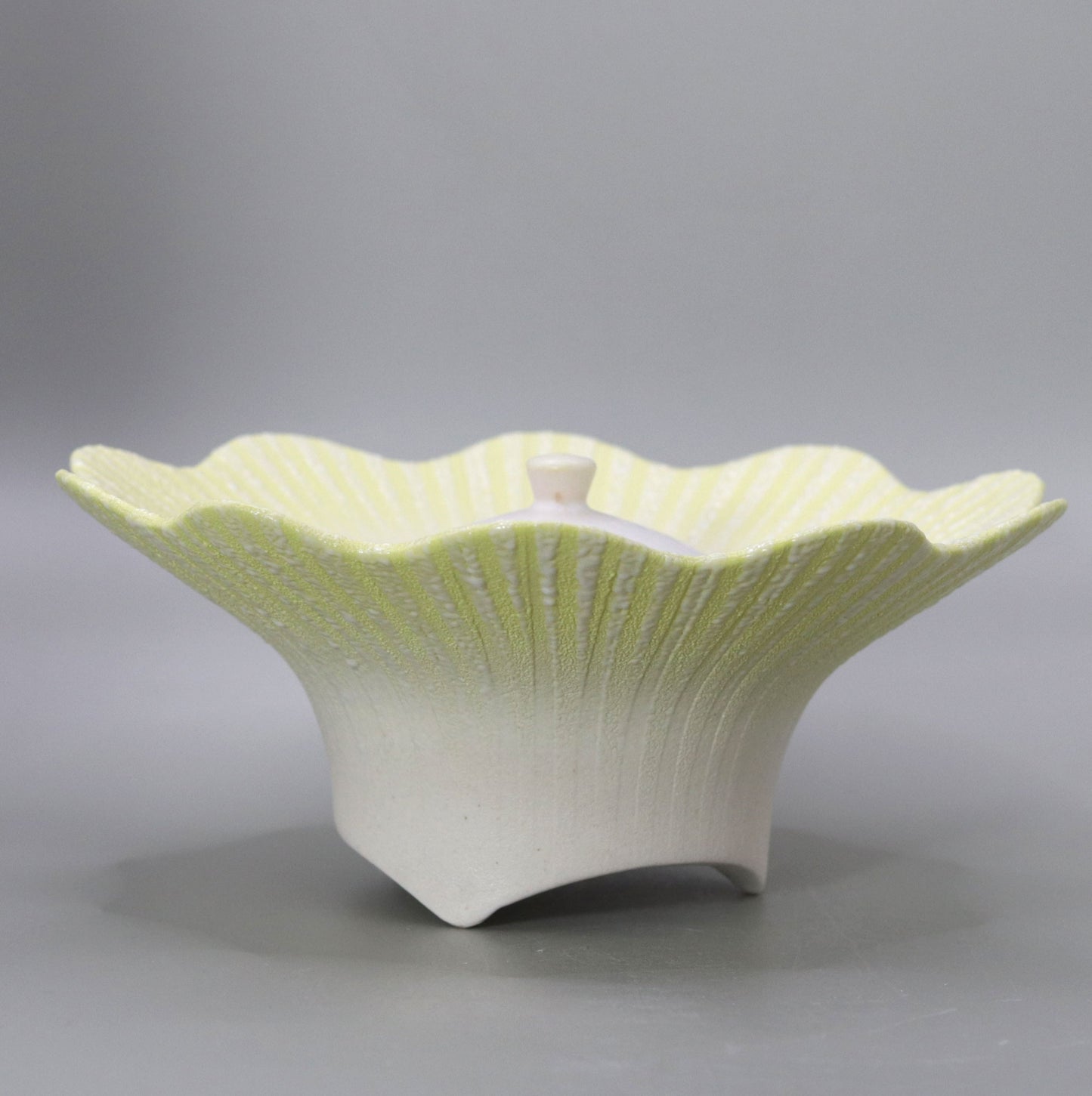 Glazed clay incense burner by Yotaro Takemura