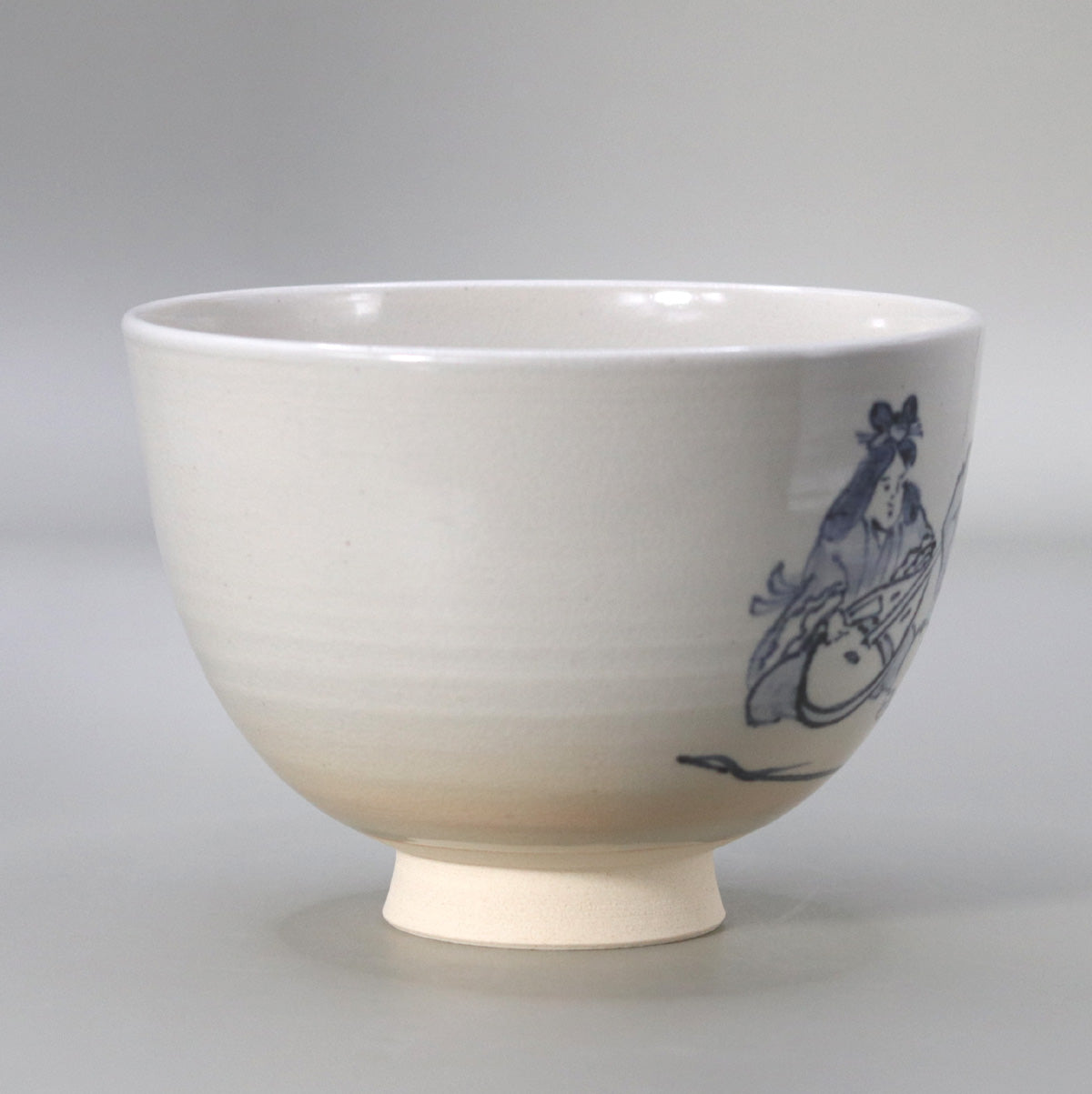 茶盌呉須画七福神 高橋道八