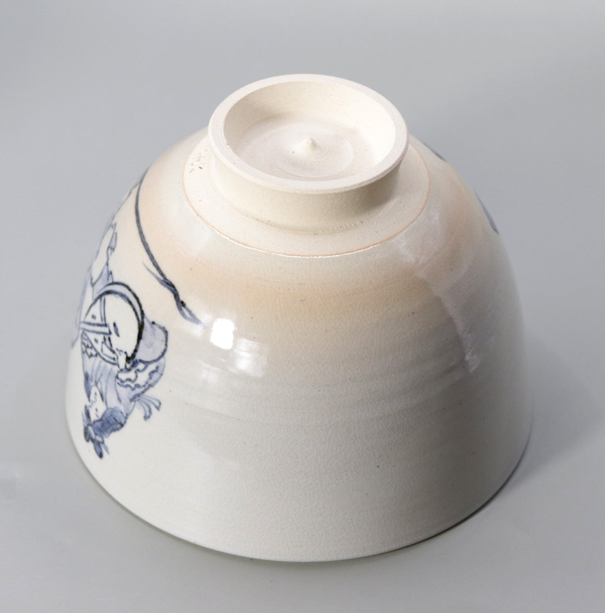 茶盌呉須画七福神 高橋道八