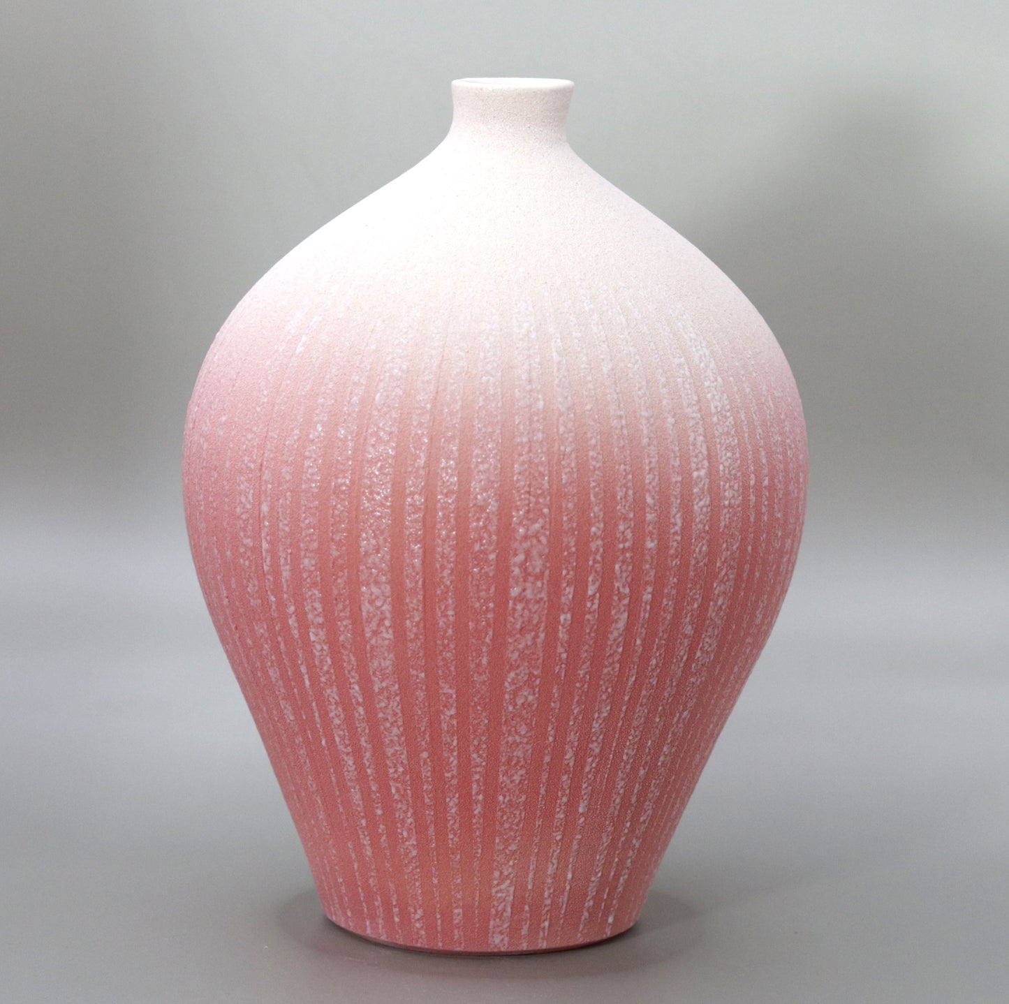 釉泥彩花入 竹村陽太郎