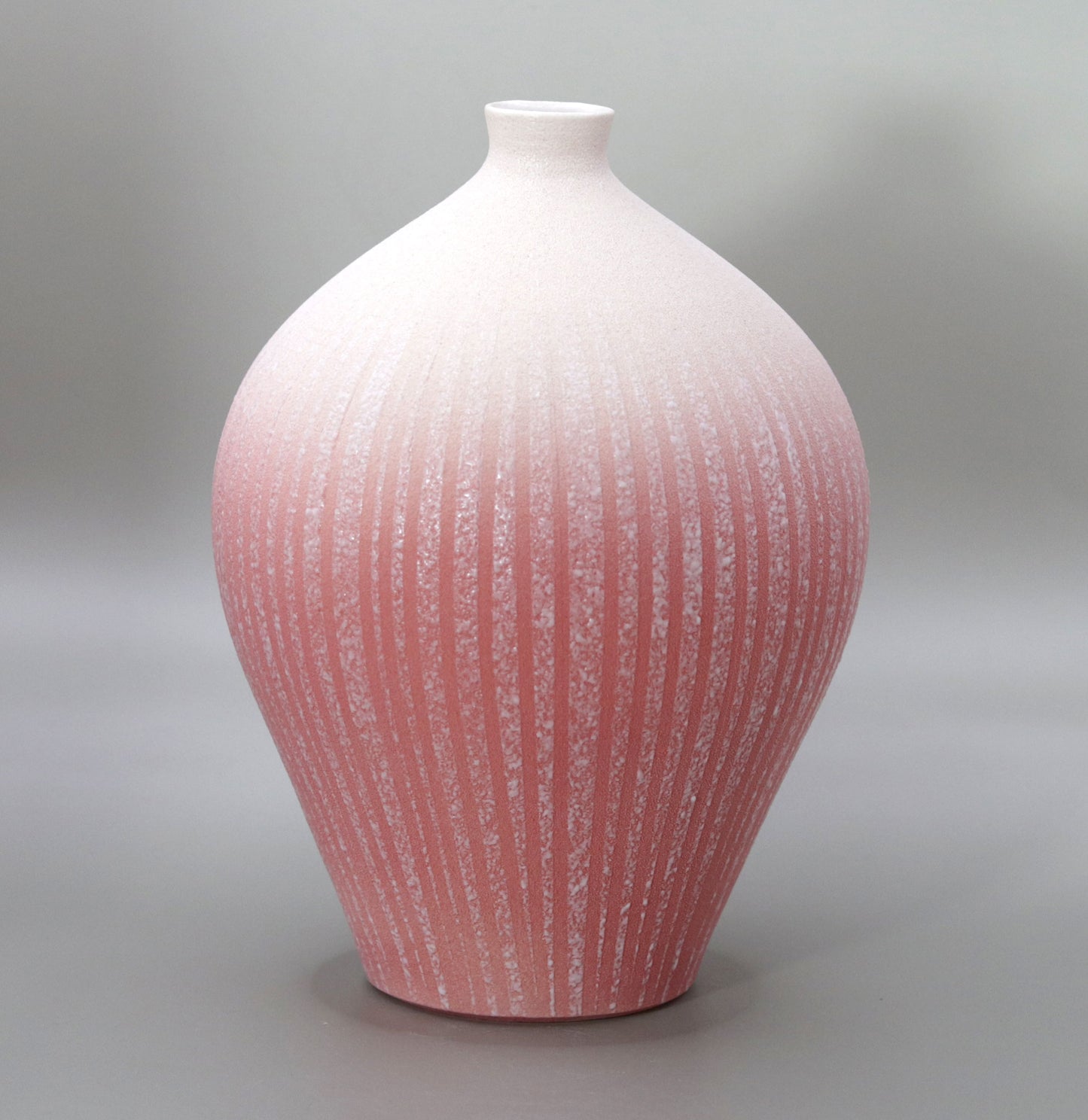 釉泥彩花入 竹村陽太郎