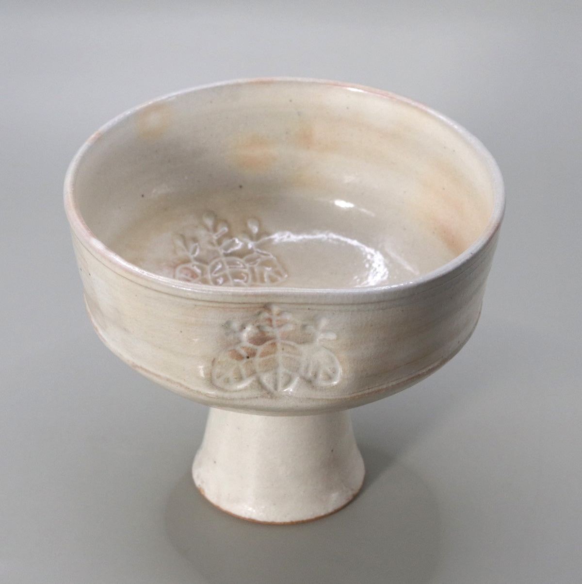 茶盌粉引馬上盃 高橋道八