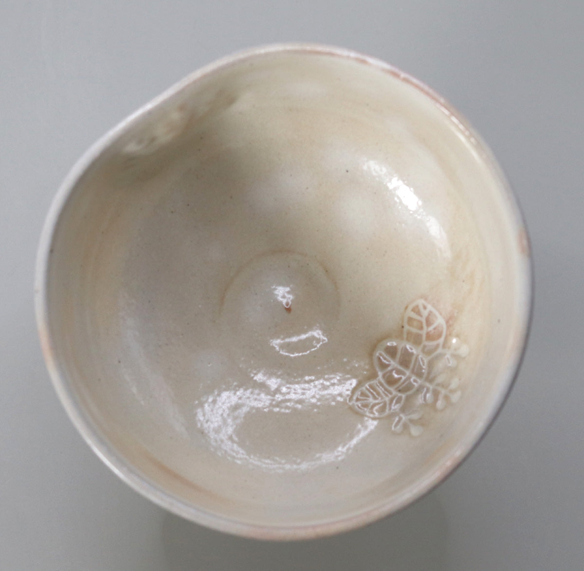 茶盌粉引馬上盃 高橋道八