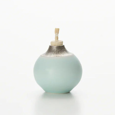 青白磁銀彩振出し 松川和弘