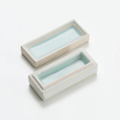 白磁銀彩陶筥 松川和弘