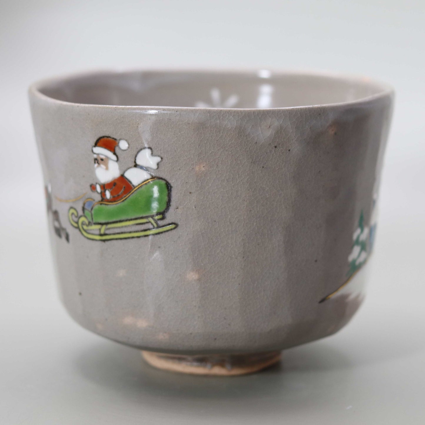 15 Christmas tea bowl by Kenzan, by Kosai Miyagawa