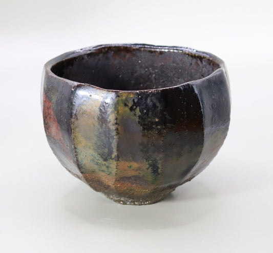 Black tea bowl by Nobuhito Nakaoka