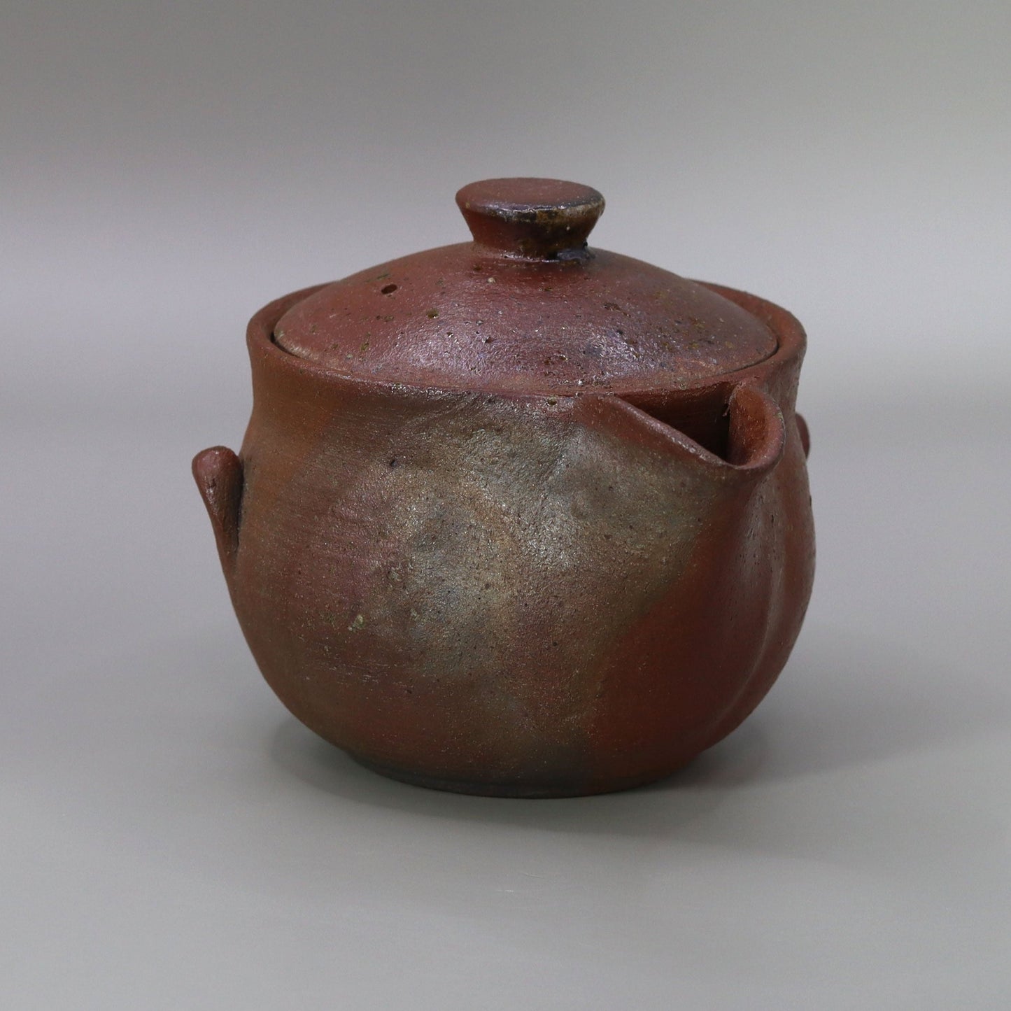 Kiln-transformed Sencha teapot (Hobin) by Seiichi Onishi