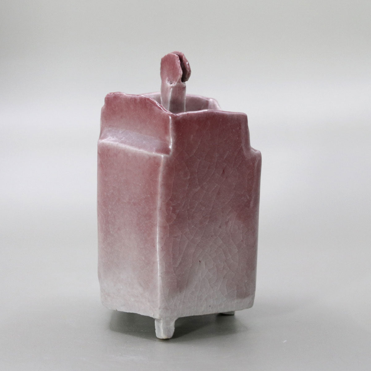 Cinnabar incense burner by Shin Fujihira