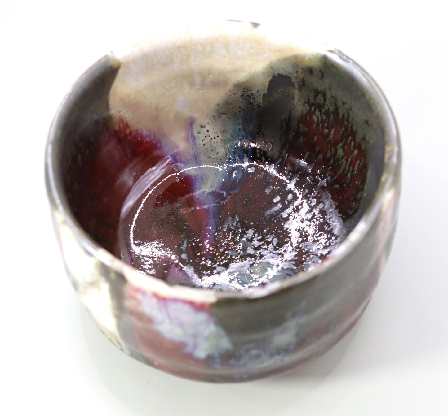 Tanba ash-glazed tea bowl by Syusaku Ichino