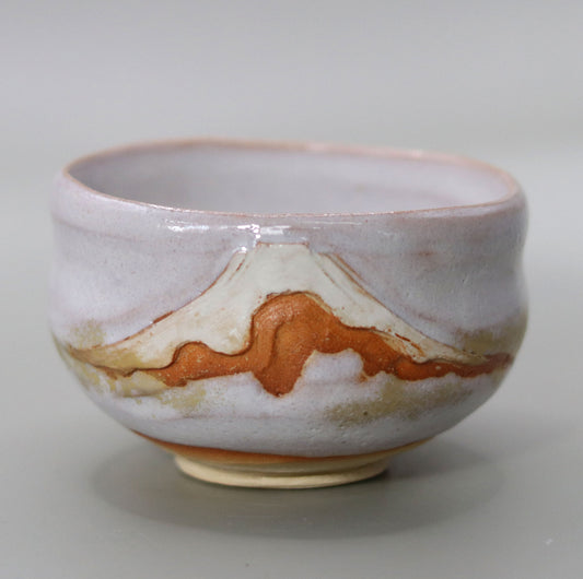 Fuji Tea Bowl by Rakusai Onishi