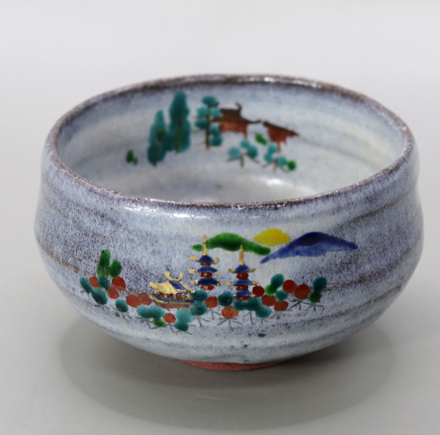 Yakushiji Temple East Pagoda Foundation Soil Yakushiji Temple Scenery Tea Bowl Byari Rakusai