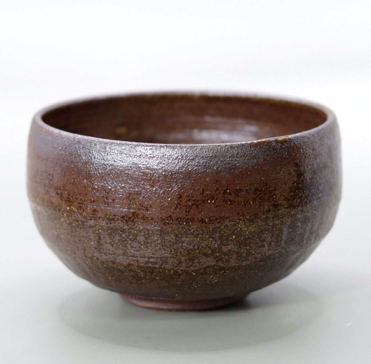 Yakushiji Temple East Pagoda Foundation Clay Brushed Tea Bowl by Rakusai Onishi