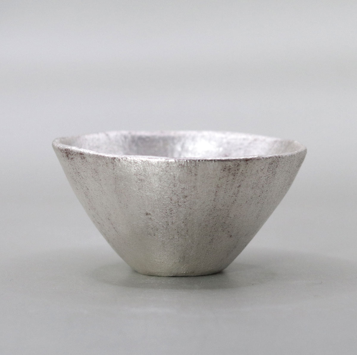 silver ochoko by Yasushi Fujihira