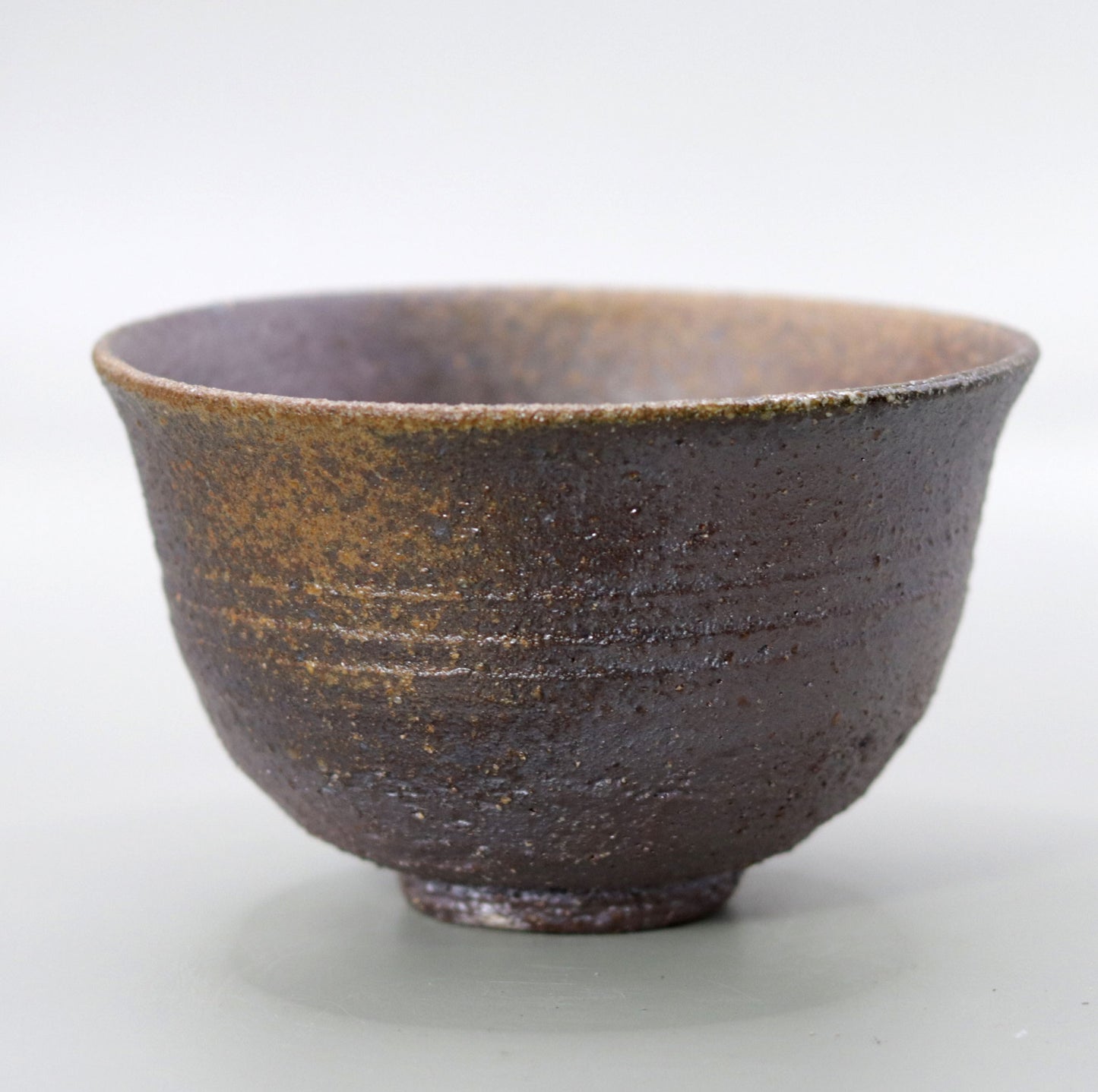 Yakushiji East Pagoda Foundation Clay Yakishime Tea Bowl by Rakusai Onishi