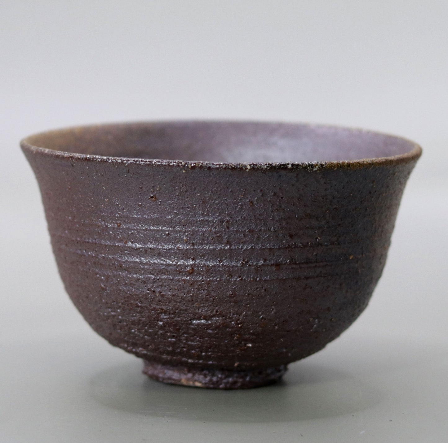 Yakushiji East Pagoda Foundation Clay Yakishime Tea Bowl by Rakusai Onishi