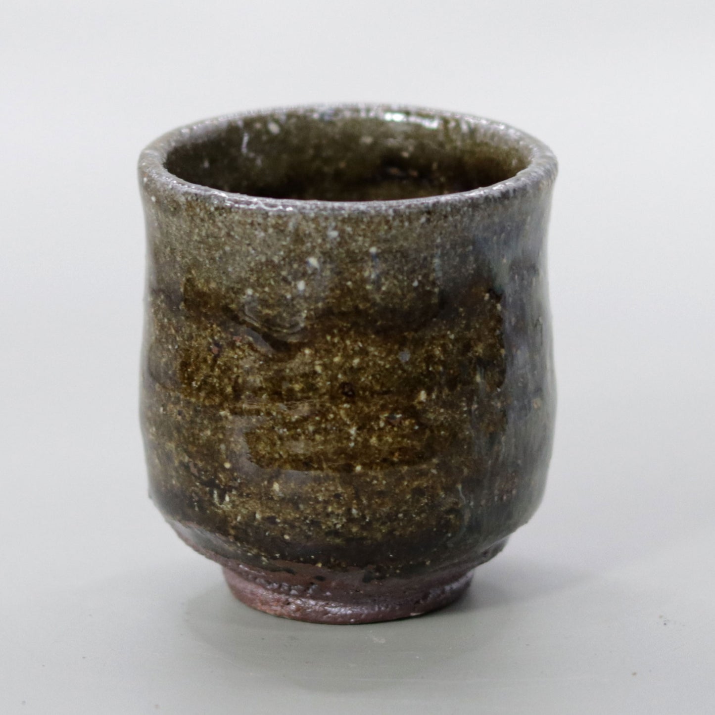 Yakushiji Temple East Pagoda Foundation Clay Ash Glazed Sake Cup by Rakusai Bisai