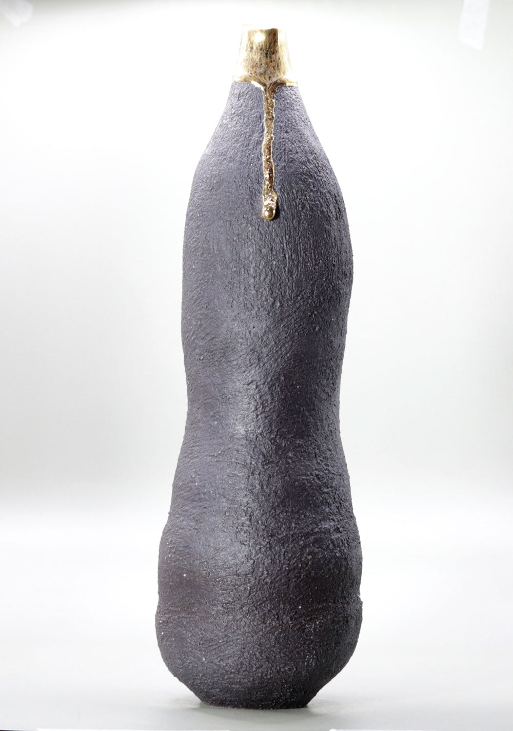 Bottle gourd-shaped vase by Nei Fujihira