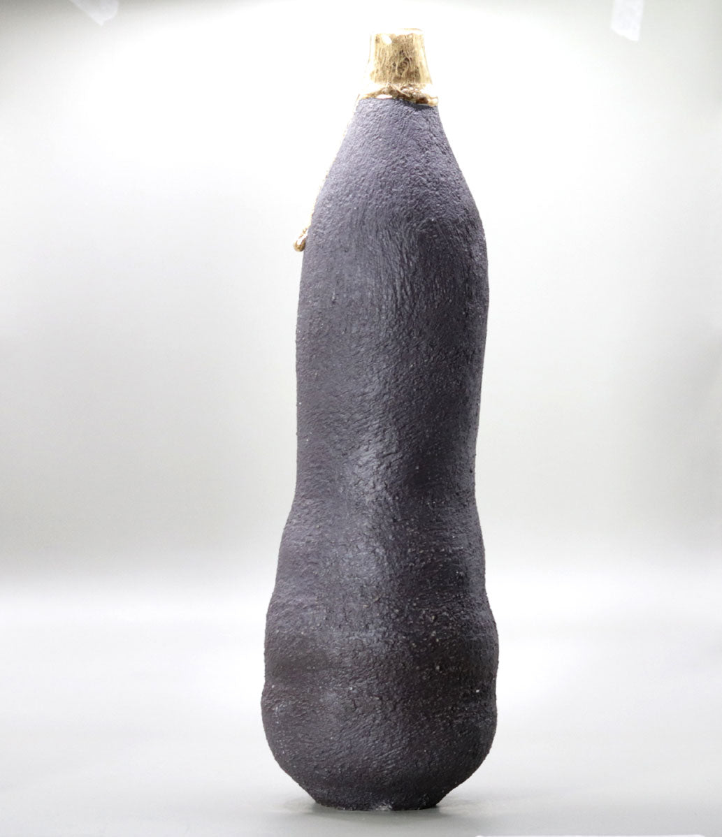 Bottle gourd-shaped vase by Nei Fujihira