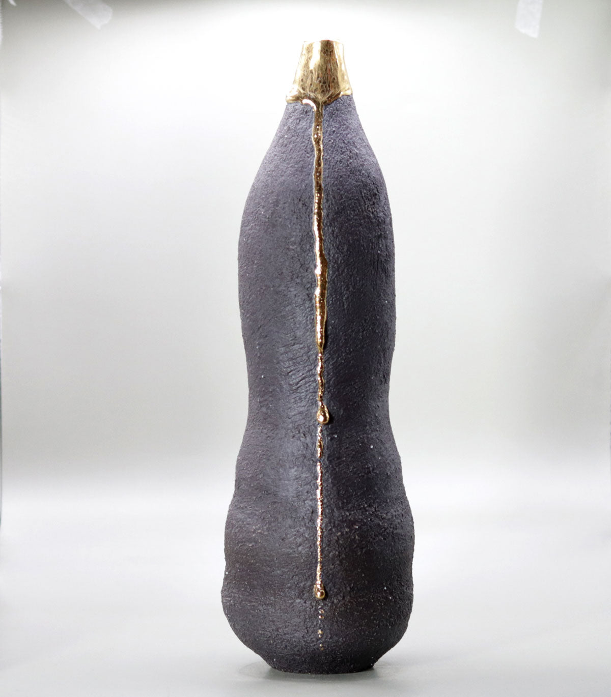 Bottle gourd-shaped vase by Nei Fujihira